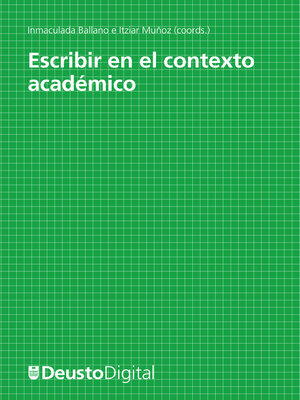 cover image of Escribir en el contexto académico